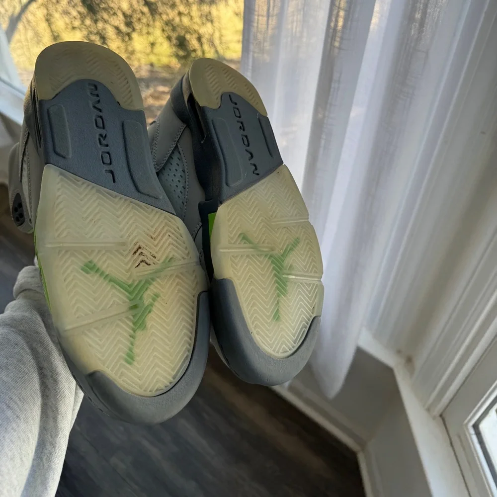 Jordan 5 retro green bean 6 / 7.5 - Picture 5 of 6
